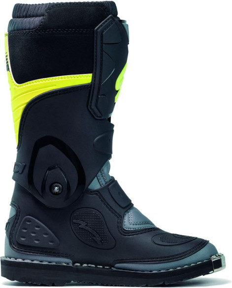 Cizme MX/Enduro Copii Flame Black/Lime/Grey 2025