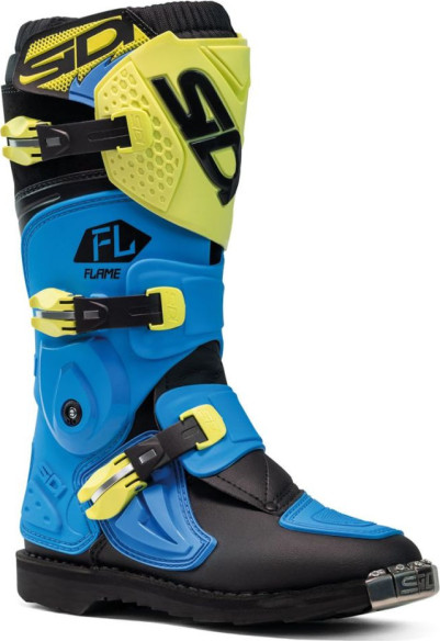 Cizme MX/Enduro Copii Flame Light Blue/Lime/Black 2025