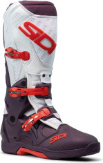 Cizme Moto MX/Enduro Crossair Wine/White 2025