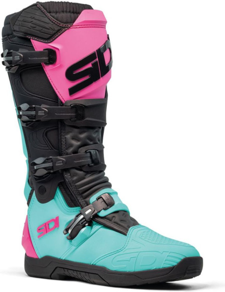 Cizme Moto MX/Enduro X-Power SC Mint/Black/Pink 2025