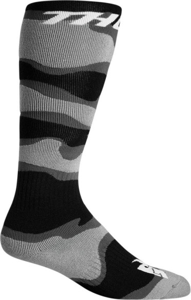Sosete Moto MX Camo/Gray/White