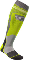 Sosete Moto MX Plus 1 Yellow/Gray