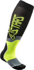 Sosete Moto MX Plus 2 Black/Yellow
