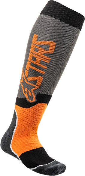 Sosete Moto MX Plus 2 Gray/Orange