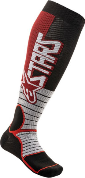 Sosete Moto MX Pro Black/Red/White