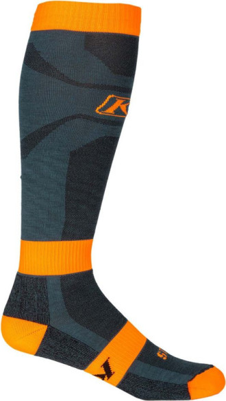 Sosete Moto Enduro Vented Sock Petrol/Strike Orange