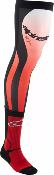 Sosete Moto Enduro/MX Knee Brace Black/Red/White 24