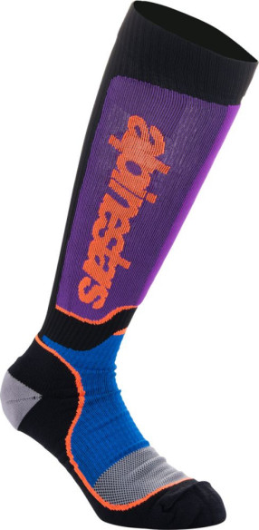 Sosete Moto Enduro/MX Plus Black/Purple/Blue 24