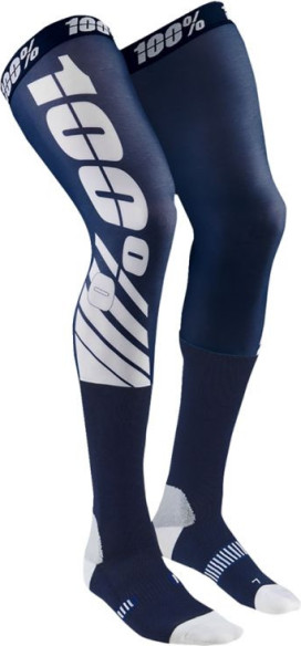 Sosete Moto MX/Enduro Rev Knee Brace Performance Navy-White 24