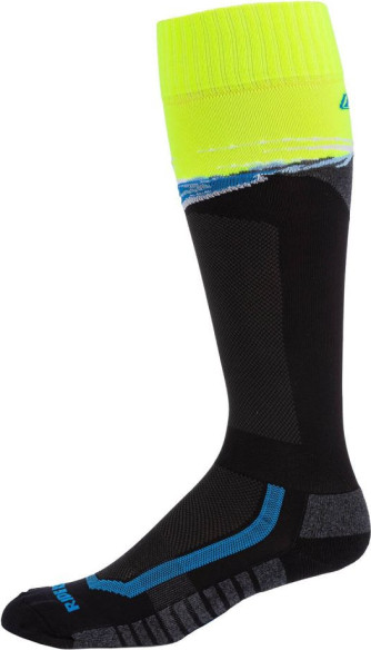 Sosete Moto MX/Enduro Aggressor Vented Twoually/Black/Hi-Vis 24