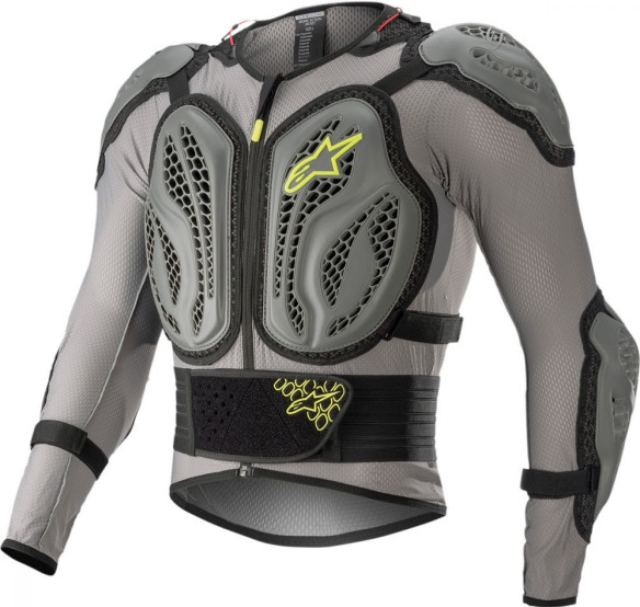 Armura Moto MX Bio Action Grey/Yellow