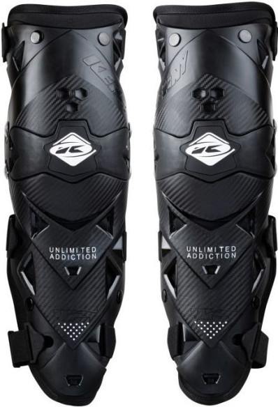 Genunchiere Moto MX Titanium Black