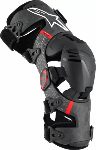 Genunchiere Moto MX Supertech RK-10 Plasma Black/White/Red 24