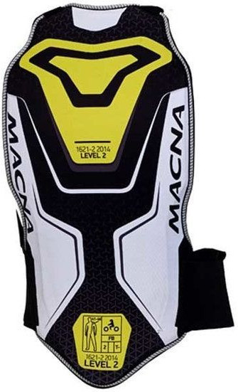 Protectie Spate Bretele Level 2 White/Black/Yellow