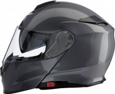 Casca Flip-Up Solaris Dark Silver