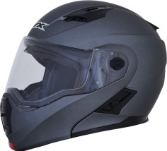 Casca Moto Modulara FX-111 Matte Frost Gray