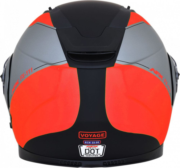 Casca Moto Modulara FX-111 Matte Black/Red