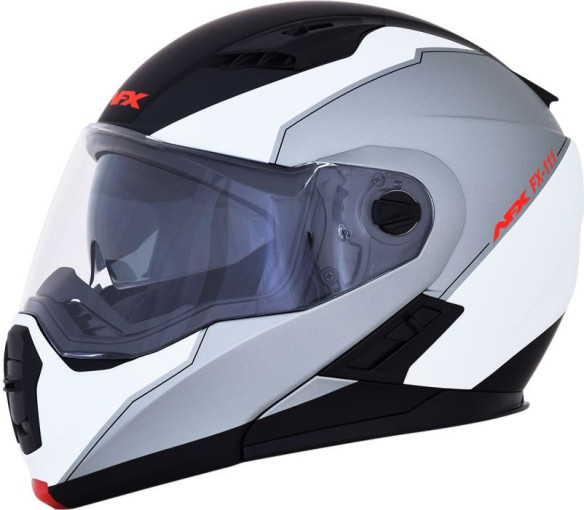 Casca Moto Modulara FX-111 Matte Black /White