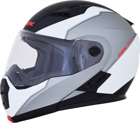 Casca Moto Modulara FX-111 Matte Black /White