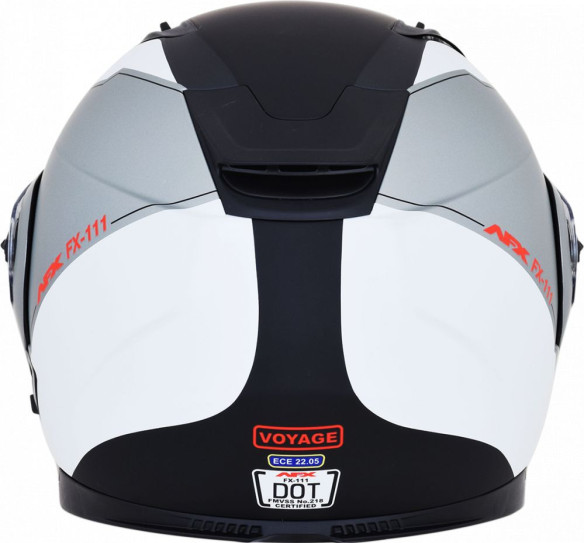 Casca Moto Modulara FX-111 Matte Black /White