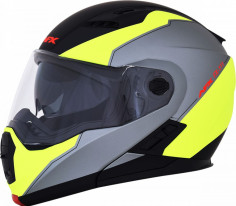 Casca Moto Modulara FX-111 Matte Black /Yellow