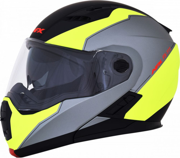 Casca Moto Modulara FX-111 Matte Black /Yellow