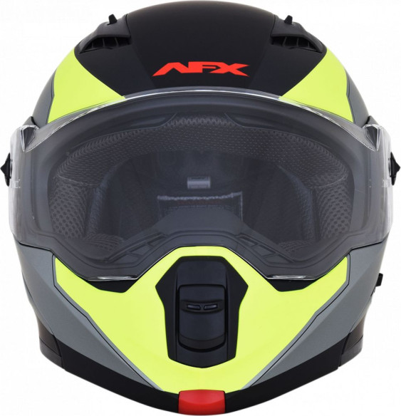 Casca Moto Modulara FX-111 Matte Black /Yellow
