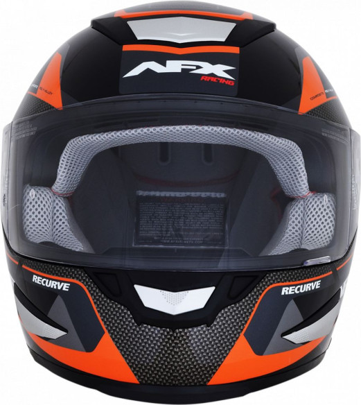 Casca Moto Full-Face FX-99 Recurve Street Black/Orange
