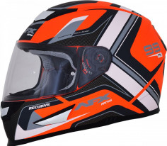 Casca Moto Full-Face FX-99 Recurve Street Matte Orange/White