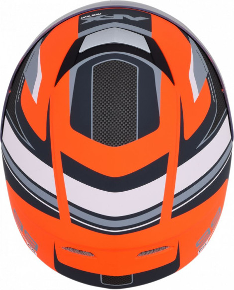Casca Moto Full-Face FX-99 Recurve Street Matte Orange/White