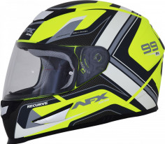 Casca Moto Full-Face FX-99 Recurve Street Matte Yellow/White