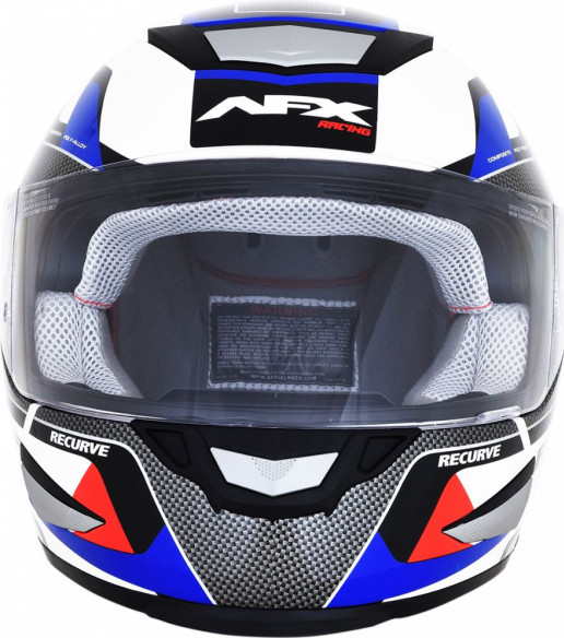 Casca Moto Full-Face FX-99 Recurve Street Red/White/Blue