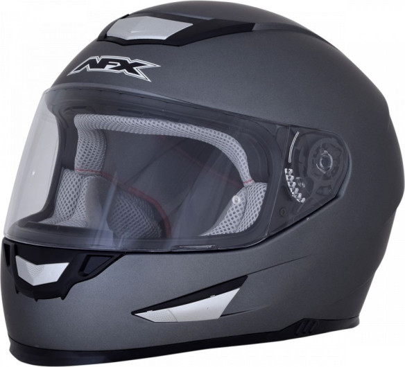 Casca Moto Full-Face FX-99 Solid Street Matte Frost Gray