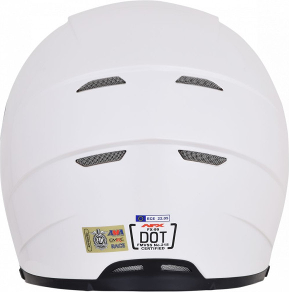 Casca Moto Full-Face FX-99 Solid Street Matte Pearl White