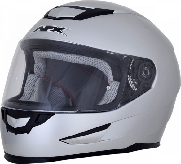 Casca Moto Full-Face FX-99 Solid Street Matte Silver