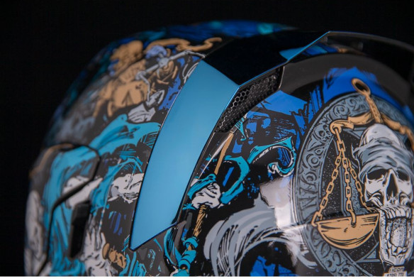 Casca Moto Full-Face Airflite 4 Horsement Blue