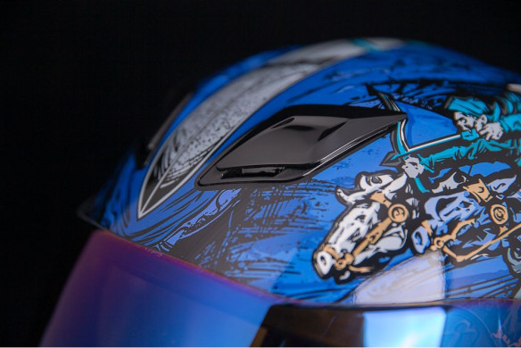 Casca Moto Full-Face Airflite 4 Horsement Blue