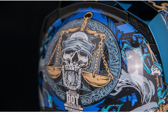 Casca Moto Full-Face Airflite 4 Horsement Blue