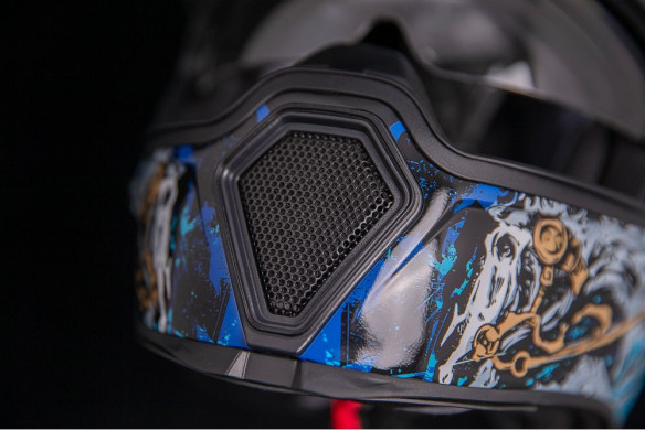 Casca Moto Full-Face Airflite 4 Horsement Blue