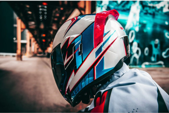 Casca Moto Full-Face Airflite Ultrabolt Black/White/Red