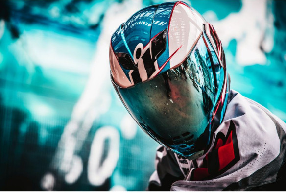 Casca Moto Full-Face Airflite Ultrabolt Black/White/Red