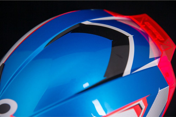 Casca Moto Full-Face Airflite Ultrabolt Black/White/Red