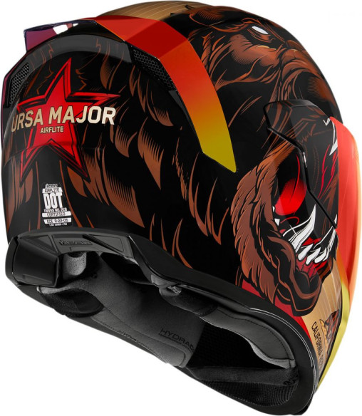 Casca Moto Full-Face Airflite Ursamajor Gold