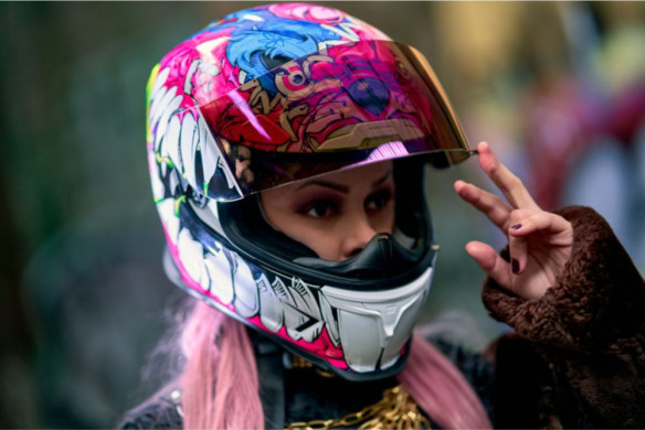 Casca Moto Full-Face Airframe Pro Beast Buny Pinrk