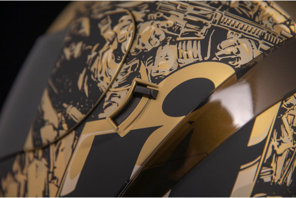 Casca Moto Full-Face Airform Guardian Gold