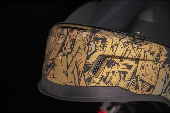 Casca Moto Full-Face Airform Guardian Gold