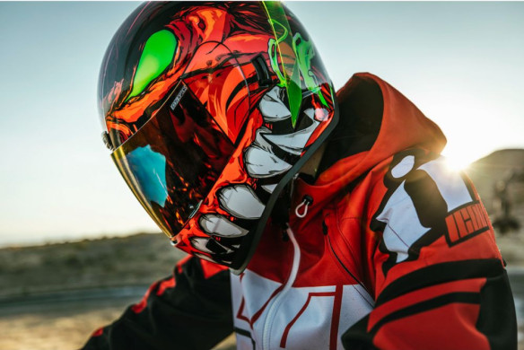 Casca Moto Full-Face Airform Manic'r Red