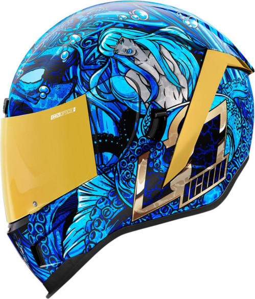 Casca Moto Full-Face Airform Ships Co. Blue