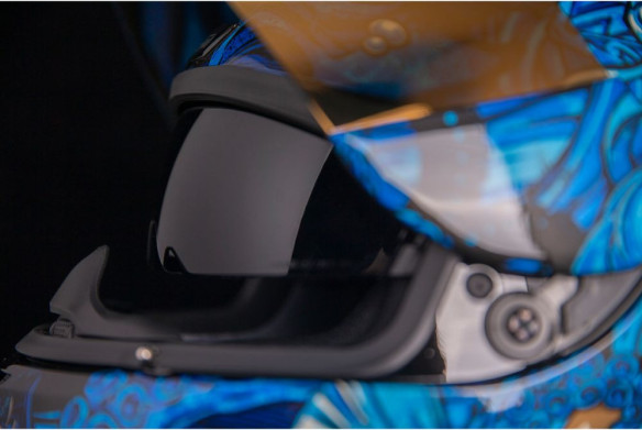 Casca Moto Full-Face Airform Ships Co. Blue