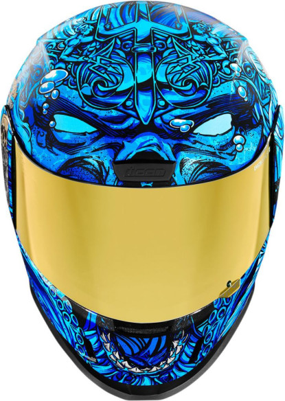 Casca Moto Full-Face Airform Ships Co. Blue